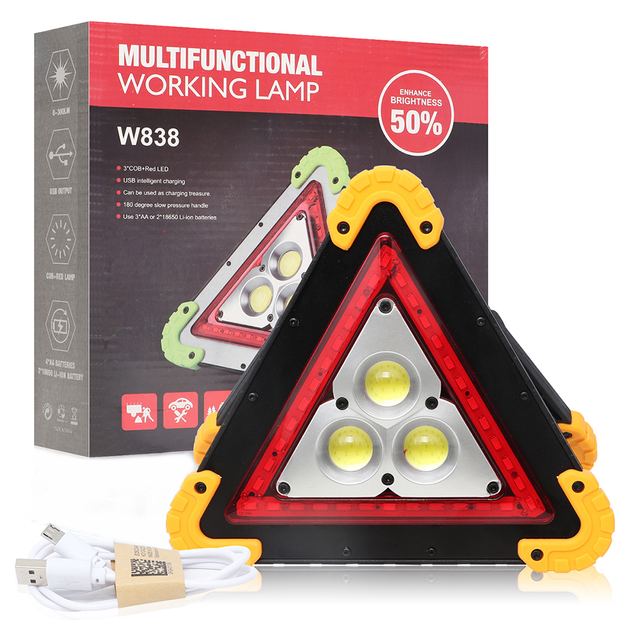 2-in-1 Roadside Emergency Light & Floodlight