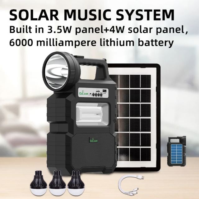 Solar Lighting & Music System, photo 3