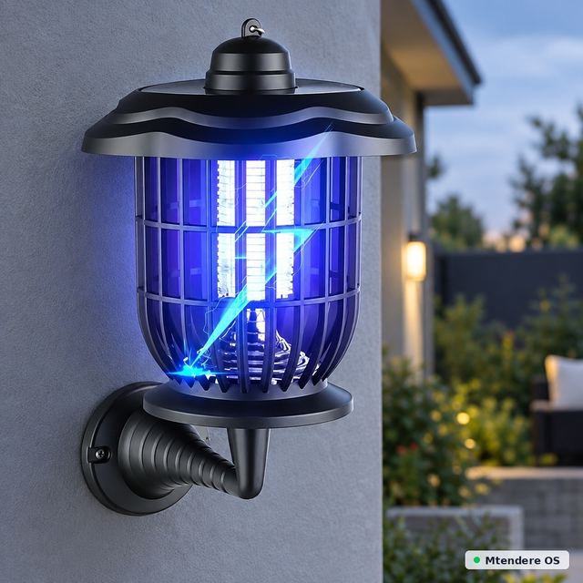 Solar Mosquito Trap and Light
